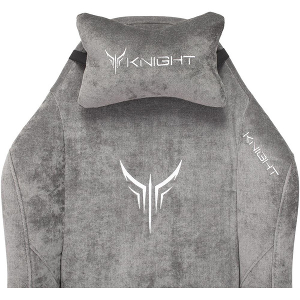 Кресло игровое Knight N1 Fabric Light-19 (1626370) серый
