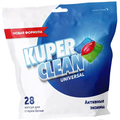 Капсулы для стирки Kuper Clean Universal 28шт