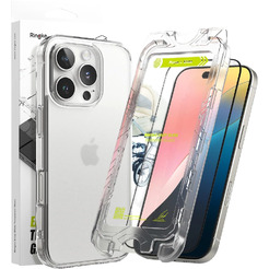 Защитное стекло RINGKE EASY SLIDE для IPHONE 16 PRO BLACK (2шт)