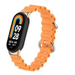 Ремешок Bingo Ocean для XIAOMI Mi Band 8 Светло-оранжевый