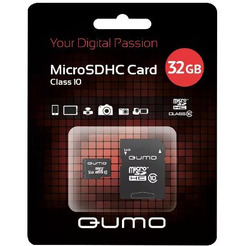Карта памяти QUMO microSDHC (Class 10) 32GB (QM32GMICSDHC10)