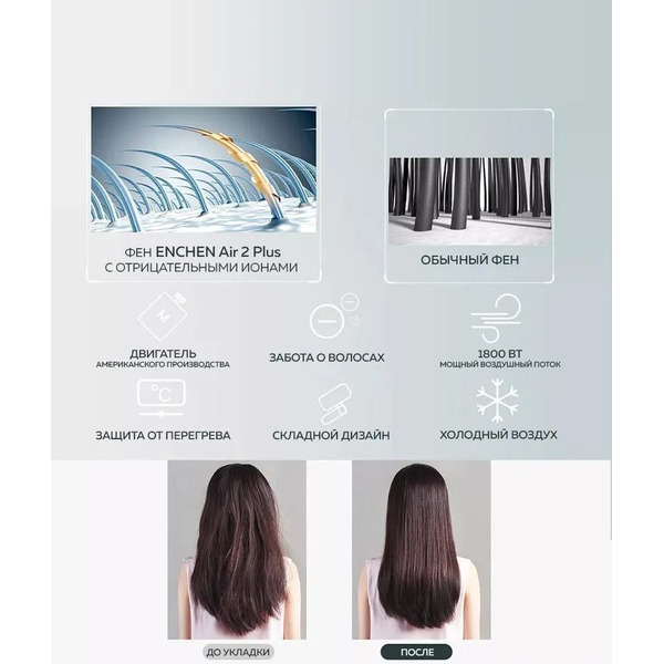 Фен Enchen Air 2 Plus