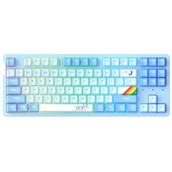 Клавиатура Dareu A87X (синий/белый)