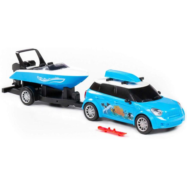 Автомобиль Полесье Круиз с катером на прицепе 92496