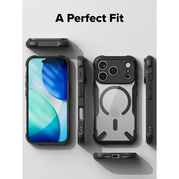 Чехол Ringke FUSION X MAGNETIC для iPhone 17 Pro BLACK