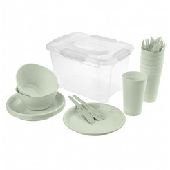 Набор для пикника Бытпласт Phibo Optimum 433267636 (зеленый флэк)