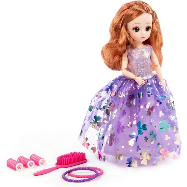 Кукла Полесье Даша в нарядном платье + аксессуары (6 элементов) (в коробке №2) 2949