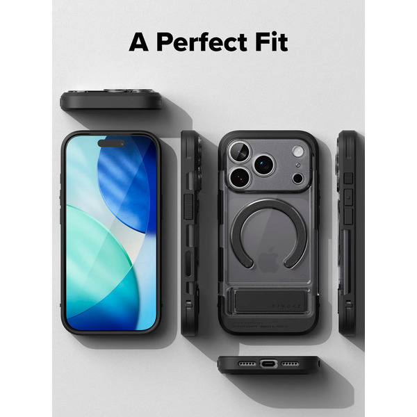 Чехол Ringke UX MAGNETIC для iPhone 17 Pro SMOKE BLACK