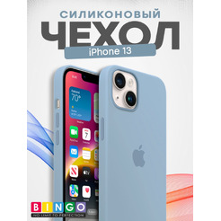 Бампер Bingo Silicone Case для APPLE iPhone 13 (голубой)