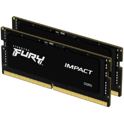 Оперативная память Kingston Fury Impact Black 32ГБ DDR5 6400 МГц KF564S38IBK2-32