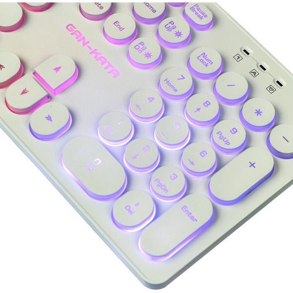 Клавиатура Dialog Gan-Kata KGK-16U (белый)