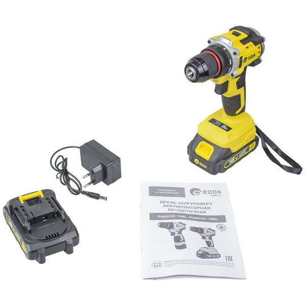 Дрель-шуруповерт Edon Super AD-18BL