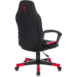 Кресло геймерское Бюрократ Zombie 10 (черный/красный)