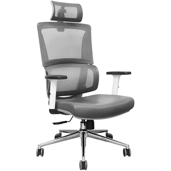 Кресло офисное SITUP APHRODITE A GREY chrome (сетка Grey / Grey)
