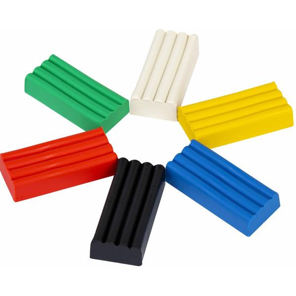 Пластилин классический "Веселая такса" 6 цв. ПИФАГОР 106674