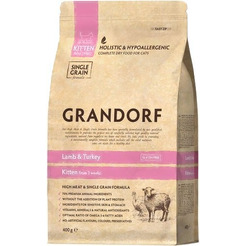 Сухой корм для кошек Grandorf Kitten Lamb&Turkey (400г)
