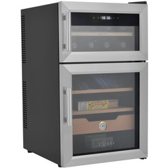 Винный шкаф-хьюмидор ZUGEL ZTH80DX Dual Zone