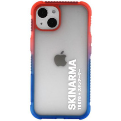Накладка Skinarma Hade для Apple iPhone 13 (синий/розовый)