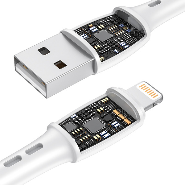 Кабель VIPFAN X05 USB-Lightning 3A 2 м (белый)