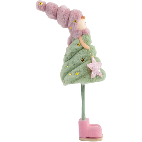 Украшение новогоднее интерьерное ЗОЛОТАЯ СКАЗКА Девочка-елочка 592566