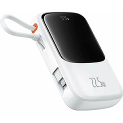 Внешний аккумулятор Baseus Qpow Pro+ Digital Display Fast Charge 22.5W 10000mAh P10067101213-00 (белый)