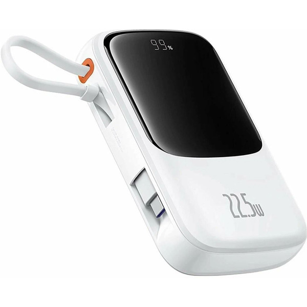 Внешний аккумулятор Baseus Qpow Pro+ Digital Display Fast Charge 22.5W 10000mAh P10067101213-00 (белый)