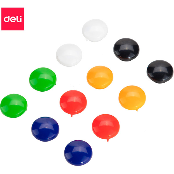 Магнитные держатели для доски DELI 7824 (20мм, 12шт)