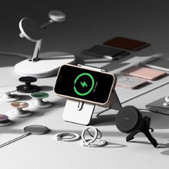 Чехол RINGKE SILICONE MAGNETIC MAGSAFE для IPHONE 16 PRO PINK SAND