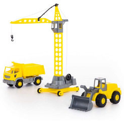 Набор строительной техники Полесье Агат 57150