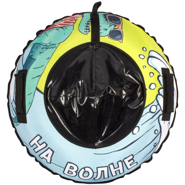 Тюбинг-ватрушка Snowstorm BZ-90 Wave / W112866 (90см, голубой/черный)