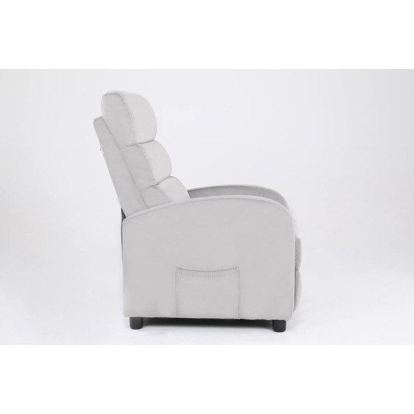 Кресло вибромассажное Calviano 2164 (велюр серый)