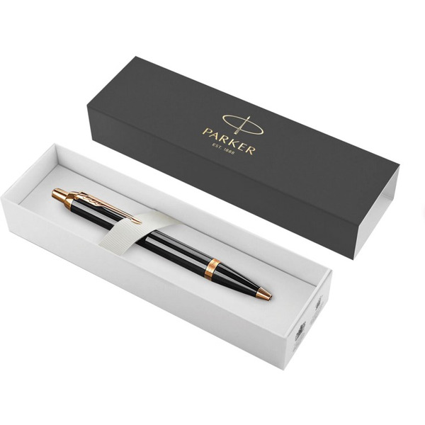 Ручка шариковая IM Core Black Lacquer GТ PARKER 142533 / 1931666