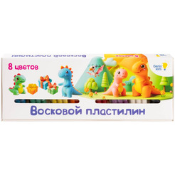 Пластилин для детской лепки "Восковой пластилин" GENIO KIDS-ART DMR8