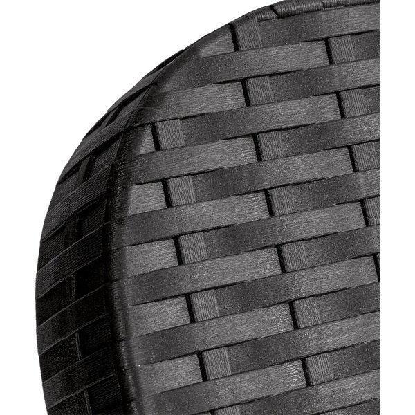 Шезлонг Ellastik Plast Rattan (антрацит)