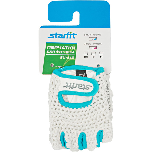 Перчатки для фитнеса Starfit SU-110 (M) голубой