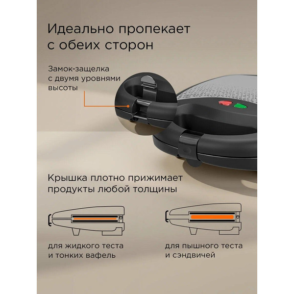 Многофункциональная сэндвичница РЕДМОНД MB1202