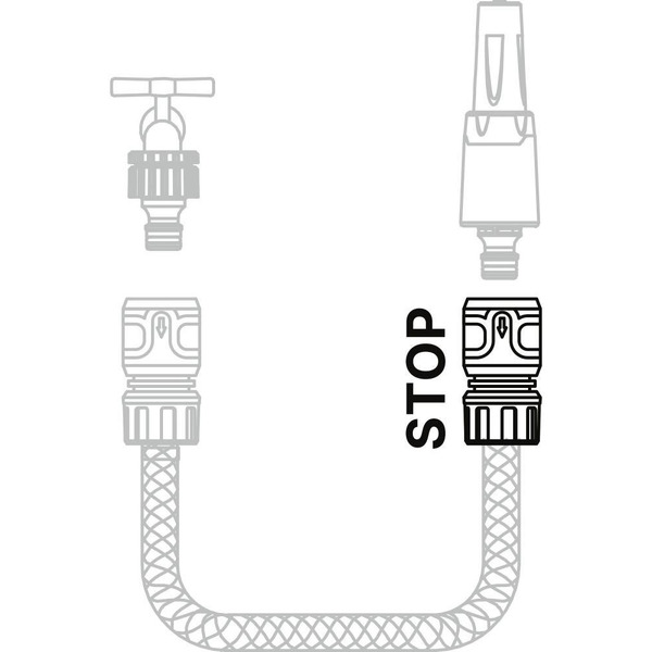 Муфта быстросъемная с автостопом STARTUL ST6013-06-1/2 ( 1/2"(5/8"))