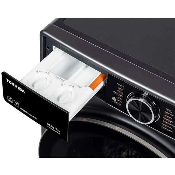 Стирально-сушильная машина Toshiba TWD-T25BZU115MWRU(MG)