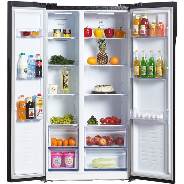 Холодильник Hyundai CS5003F (черная сталь)