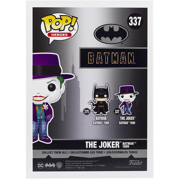 Фигурка Funko POP! Heroes DC Batman 1989 Joker w/Hat w/Chase (47709)