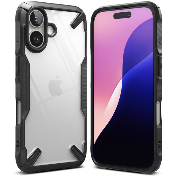 Чехол RINGKE FUSION X для IPHONE 16 BLACK