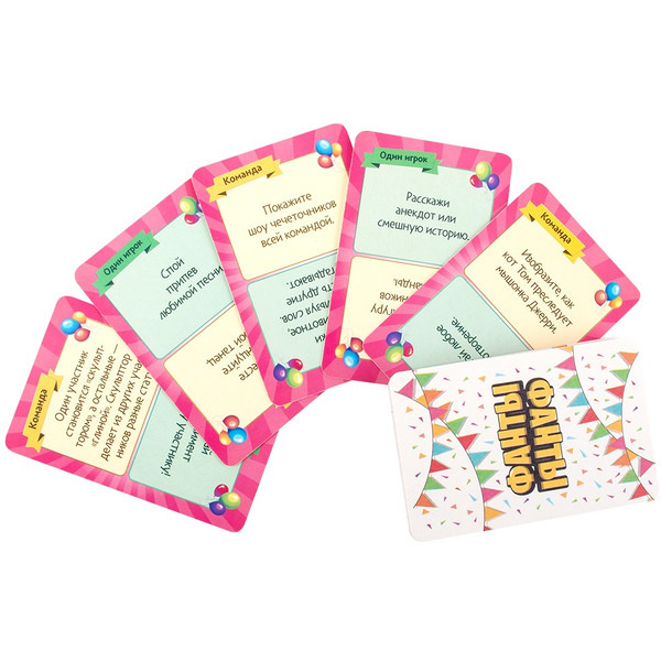 Настольная игра Dream Makers Фанты. Cards 2419C