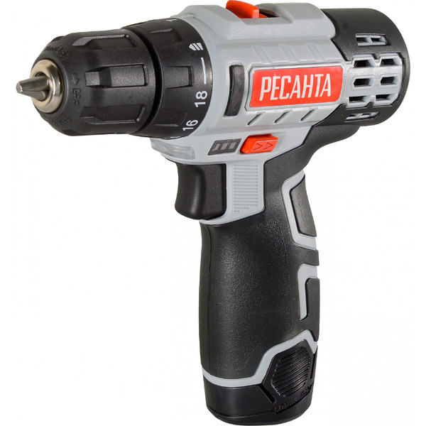 Дрель-шуруповерт Ресанта ДА-12-2ЛК (75/14/2)