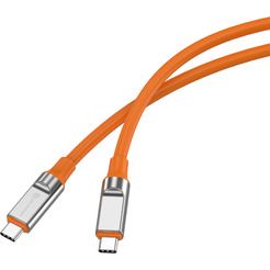 Кабель Atomic Crazy USB-C-USB-C PD 60W 30.415 (1.5м, оранжевый)