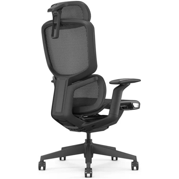 Кресло компьютерное SitZone E-JX-001А сетка, черный, крестов. пластик