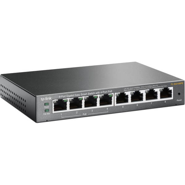 Коммутатор TP-Link TL-SG108PE