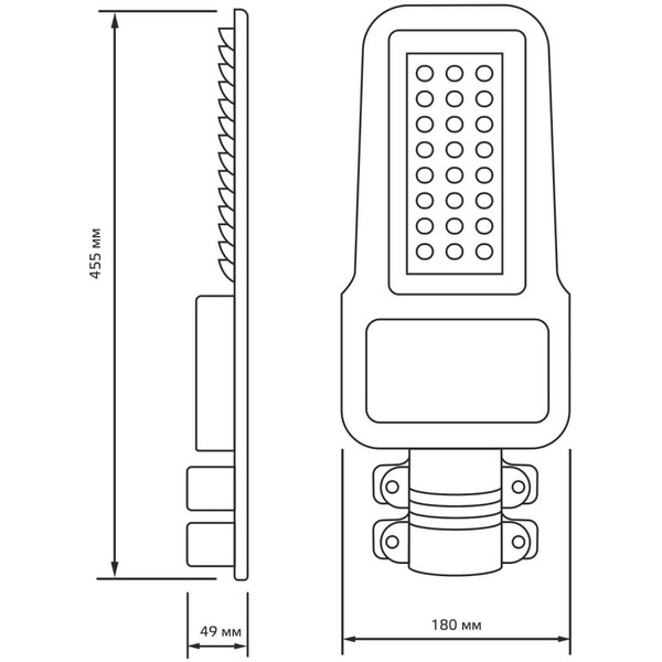 Светильник консольный Gauss Qplus 629535380