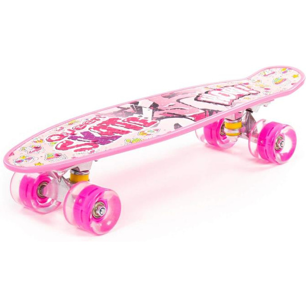 Доска роликовая Полесье 89618 56 см (малиновый)