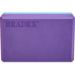 Блок для йоги фиолетовый BRADEX SF 0732 (фиолетовый)