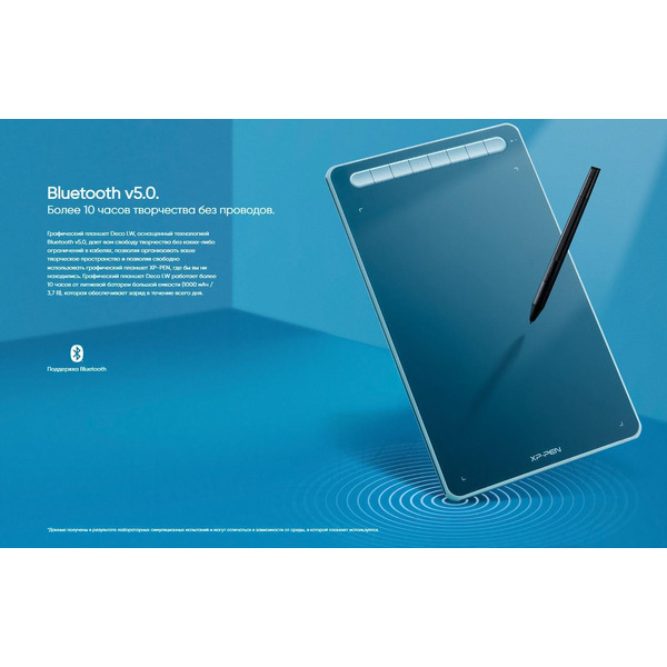 Графический планшет XP-Pen Deco LW (черный)